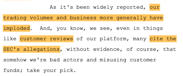 Binance. US заявляет, что это &laquo;радиоактивно&raquo; для банков, SEC нанесла &laquo;почти смертельный удар&raquo;