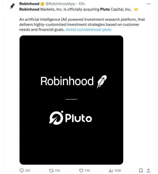 Пользователи Robinhood получают инструменты искусственного интеллекта, которые помогут им торговать