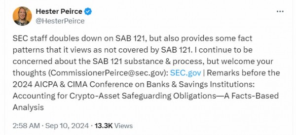 SEC &laquo;углубилась&raquo; в правила хранения банковской криптовалюты, поскольку позиция агентства &laquo;не изменилась&raquo;