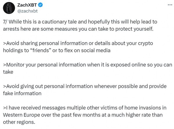 ZachXBT утверждает, что наблюдается рост числа воров, нацеленных на трейдеров криптовалюты в автономном режиме