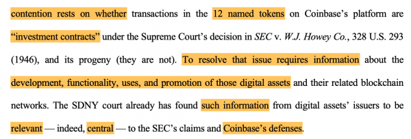 Coinbase требует от CFTC предоставить документы для защиты от SEC