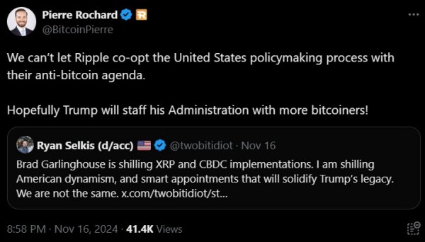 XRP Ripple вырос до максимума 2024 года на фоне победы Трампа и оптимизма в отношении стейблкоинов