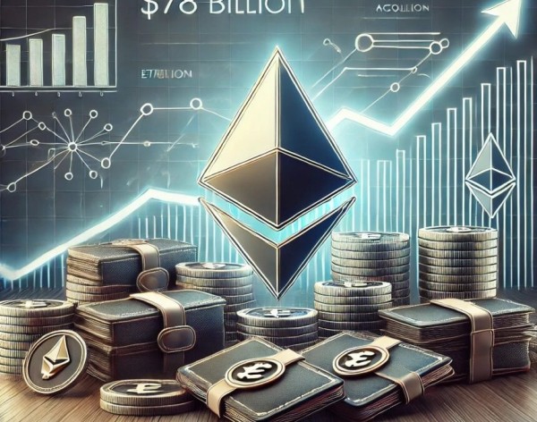 Адреса накопления Ethereum достигли 78 миллиардов долларов: что будет дальше с ценой ETH?