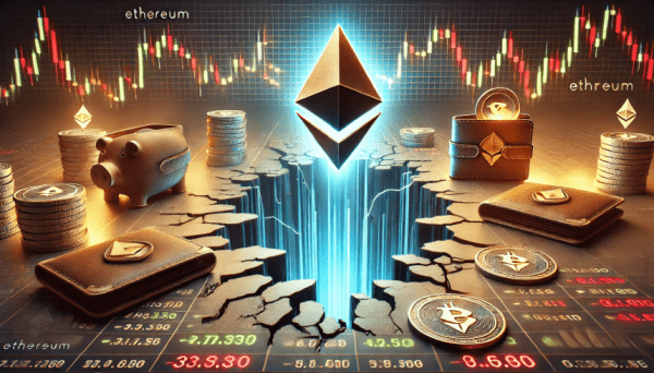 Ethereum может быть на одном падении от потерь массы – Data предупреждает