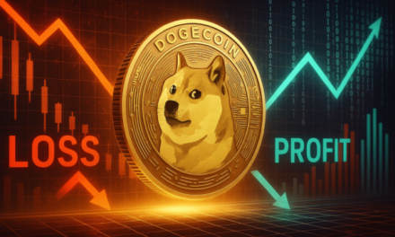 Dogecoin под давлением: только 10 лучших монет, где убыток превышает прибыль