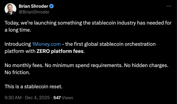 Бывший генеральный директор Binance. US запускает платформу Stablecoin в преддверии сети L1