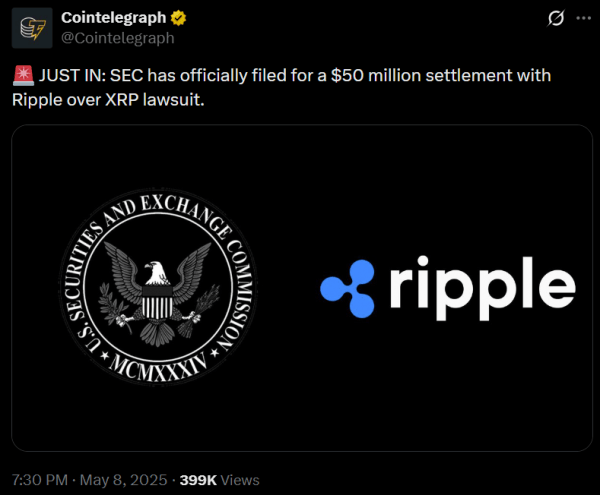 Привлечение Ripple на $500 млн привлекло Уолл-стрит к защищенной сделке — отчет Привлечение Ripple на $500 млн привлекло Уолл-стрит к защищенной сделке — отчет