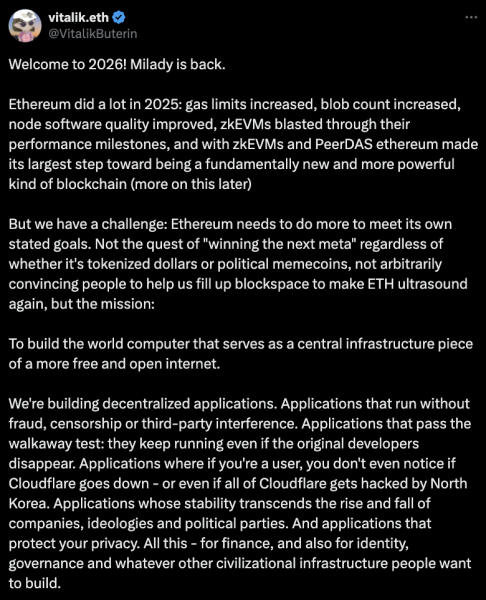 Соучредитель Ethereum представил dApps как решение проблемы сбоя Cloudflare в 2025 году Соучредитель Ethereum представил dApps как решение проблемы сбоя Cloudflare в 2025 году