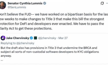 Ламмис говорит, что Закон CLARITY обеспечивает надежную защиту DeFi