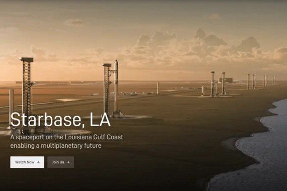В Луизиане появится новый космодром SpaceX стоимостью 100 млрд USD