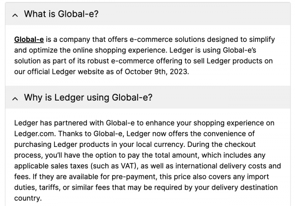 Ledger подтверждает, что взлом Global-e не затронул кошельки Ledger подтверждает, что взлом Global-e не затронул кошельки